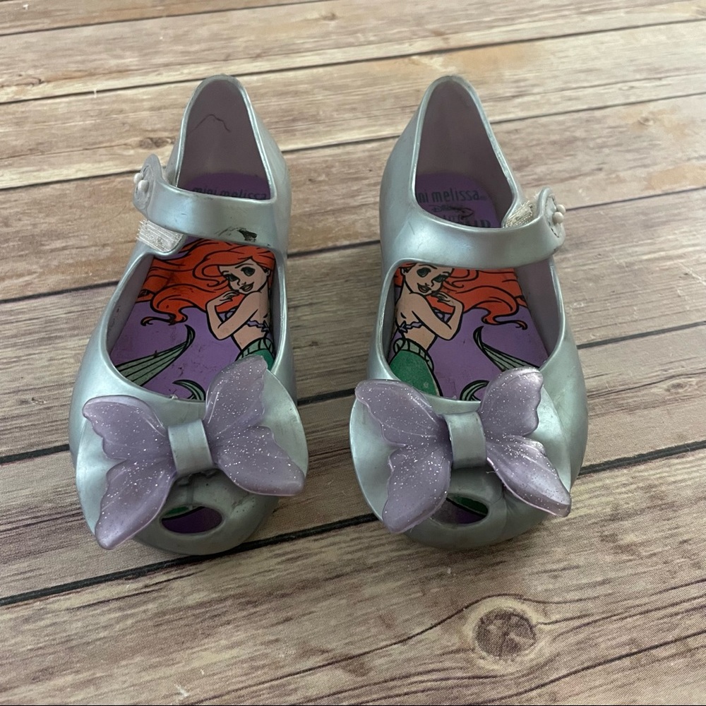 Mini Melissa ariel shoes size 10